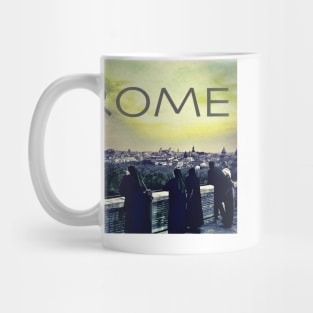 Nuns Looking over Rome Mug